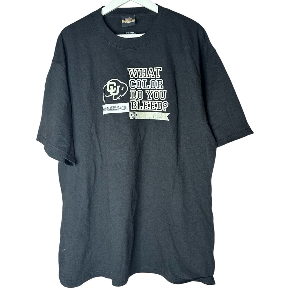 Colorado Buffaloes ESPN College Gameday What Color Do You Bleed? T-Shirt XL